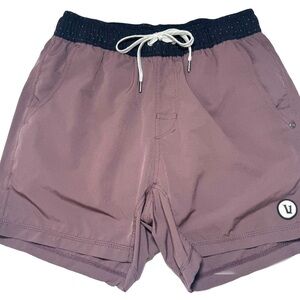 Vuori Kore 5” Athletic Shorts with Drawstring red/purple Small